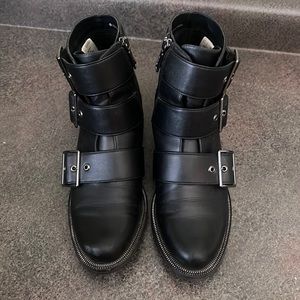 Blondo waterproof leather buckle boots sz 9.5